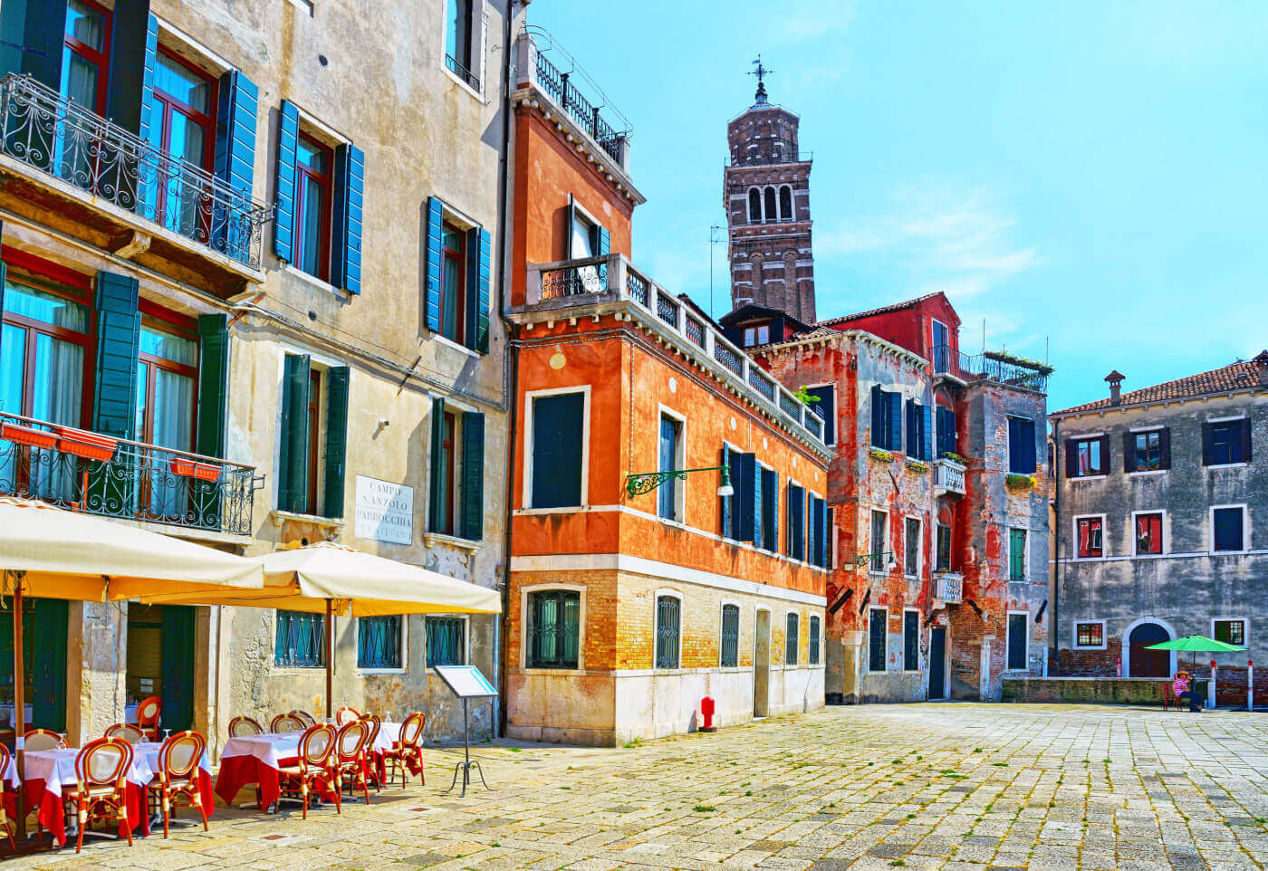 venezia campanili pendente